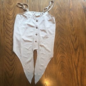 5/$20 juniors small button/tye front top